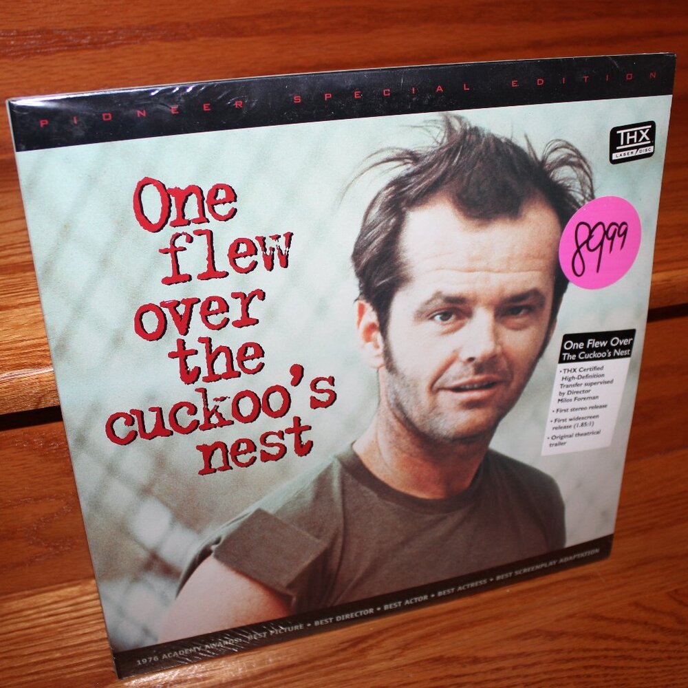 3/$118❤️new ONE FLEW OVER THE CUCKOO'S NEST Pioneer Special Edition 2-Laserdisc